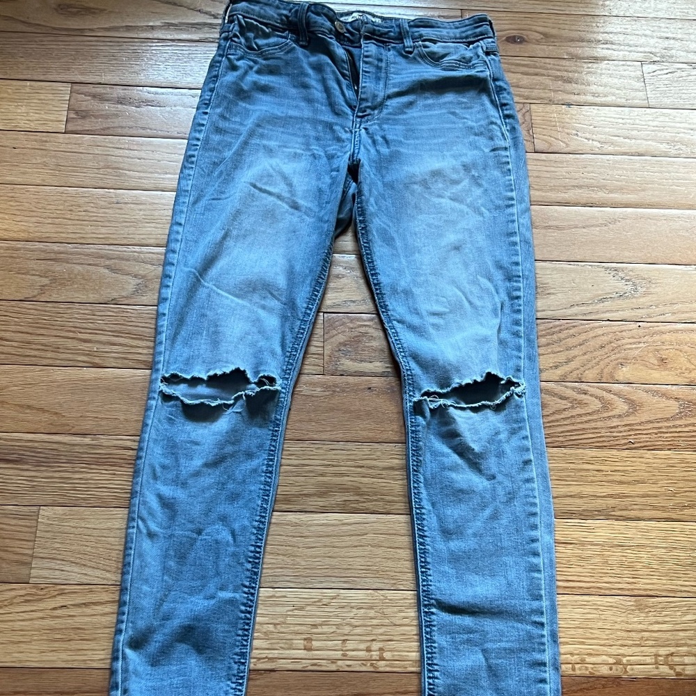 Hollister Light Blue Jeans 5R 27W 29L